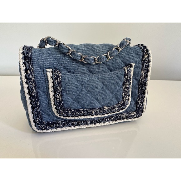 Chanel Denim Mini Flap - Picture 2 of 9
